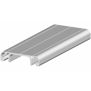 Alumínium kábelcsatorna profil fedő 40mm